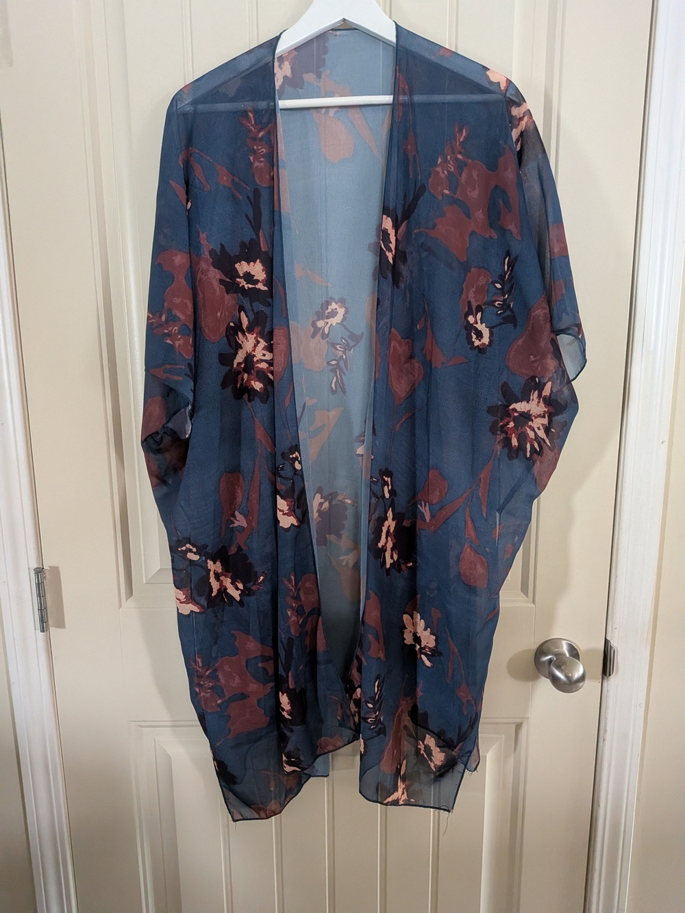 4/$45 - Floral Kimono Cover-Up Great For Layering